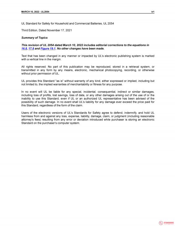 UL 2054 PDF UL 2054 PDF